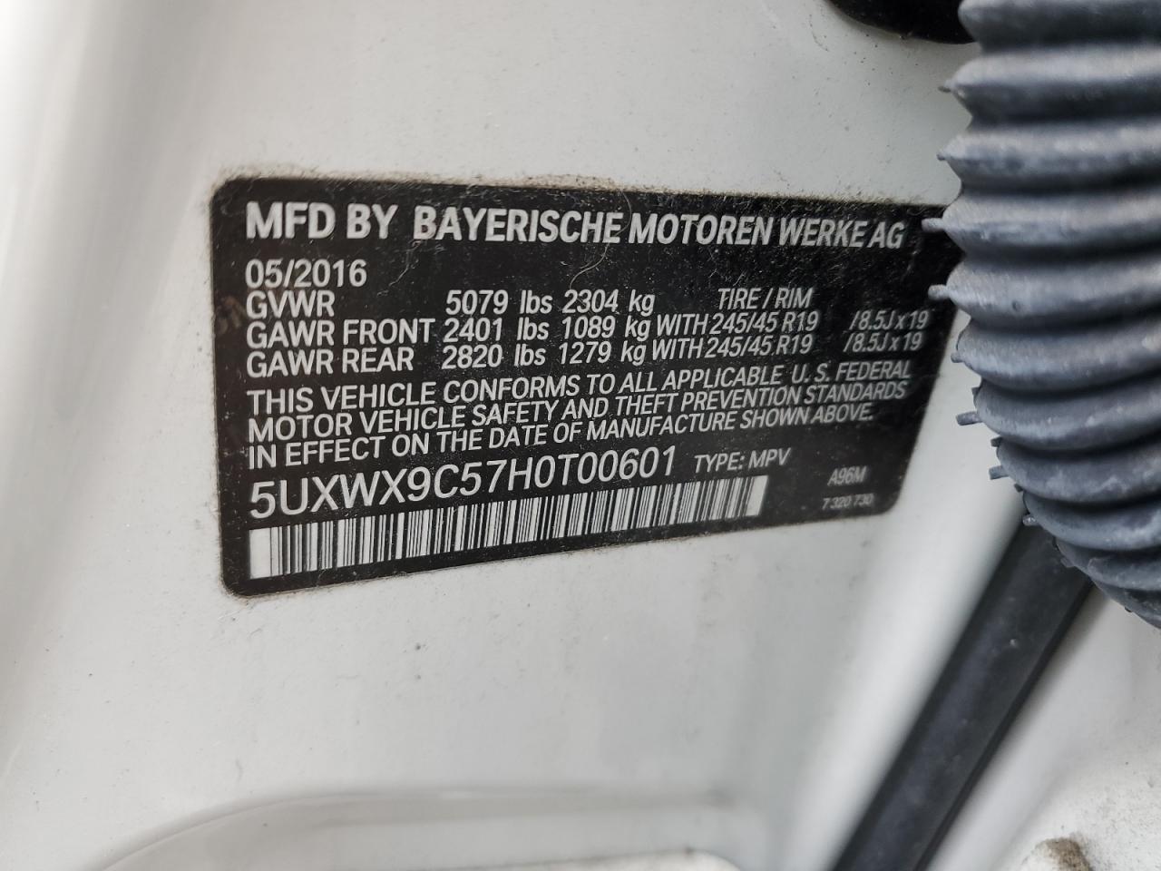 2017 BMW X3 - Image 13