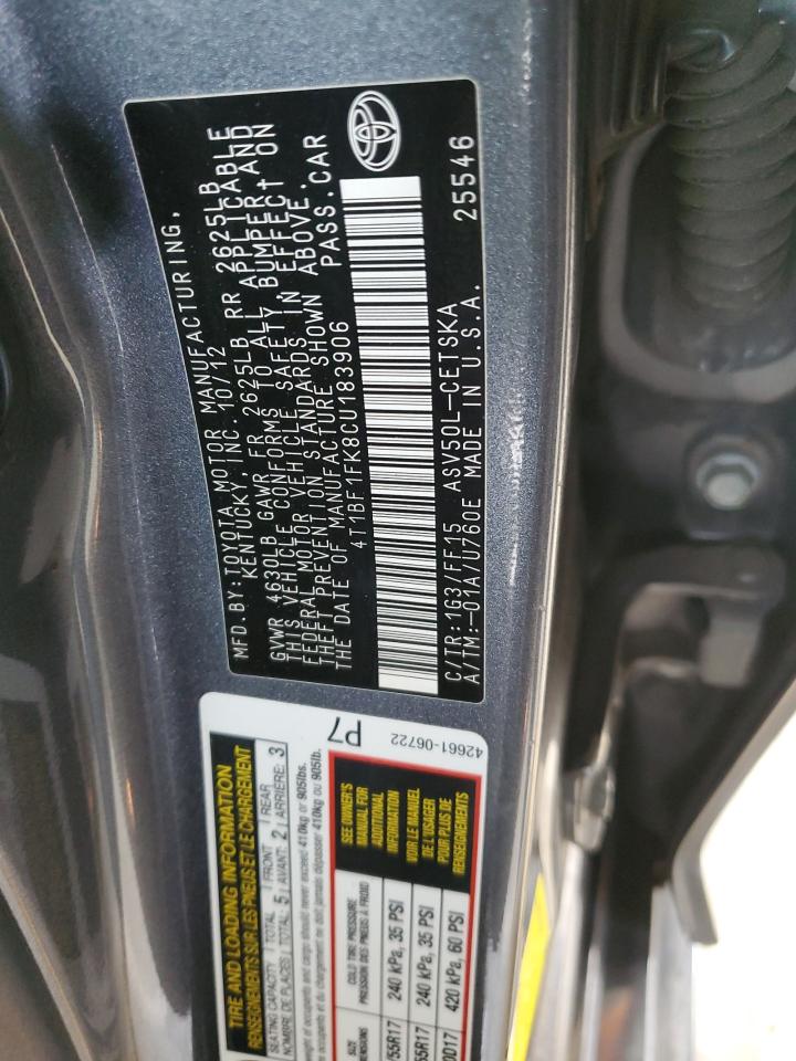 2012 Toyota Camry - Image 12