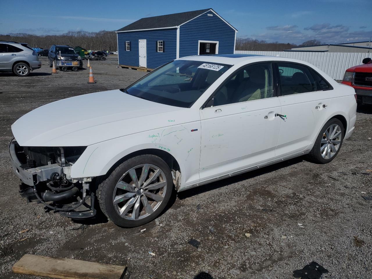 2018 Audi A4 Premium за продажба в Assonet, MA - Side