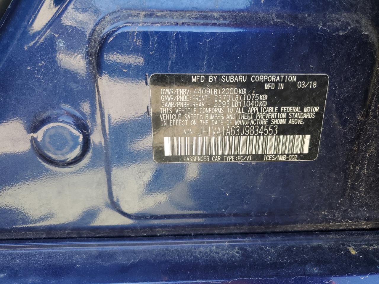 2018 Subaru WRX - Image 12