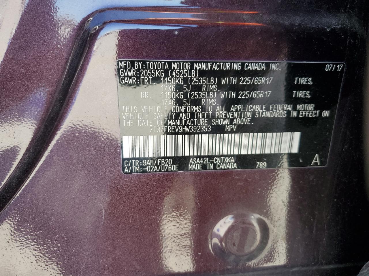 2017 Toyota RAV 4 - Image 13