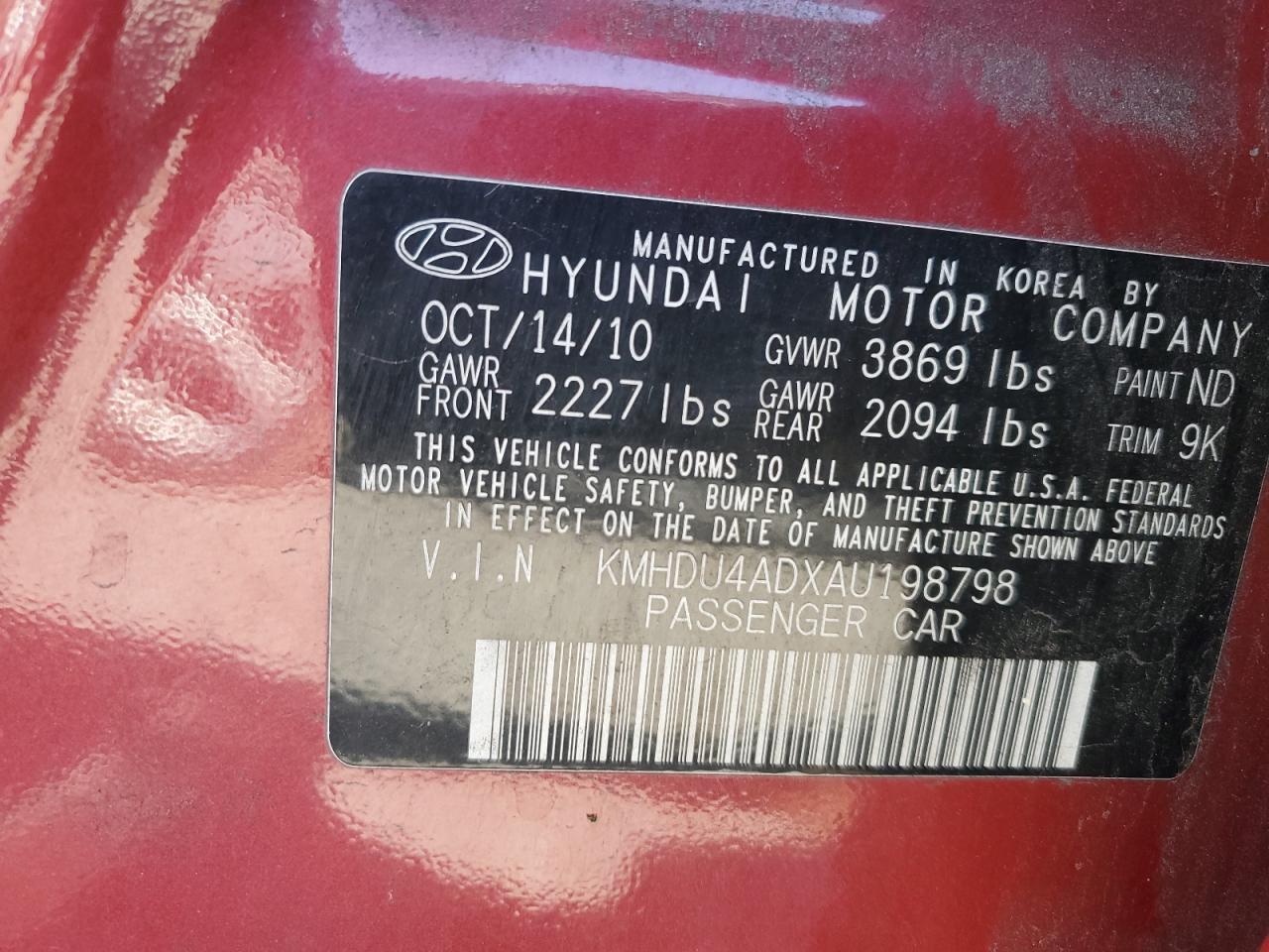 2010 Hyundai Elantra - Image 12