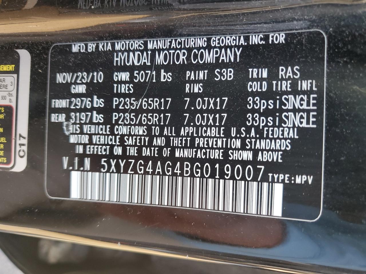 2011 Hyundai Santa Fe - Image 12
