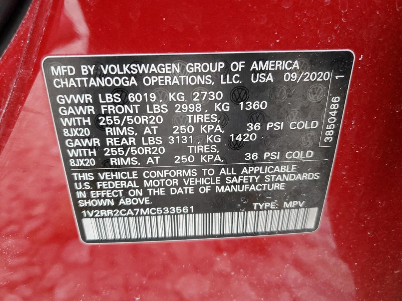 2021 Volkswagen Atlas - Image 15