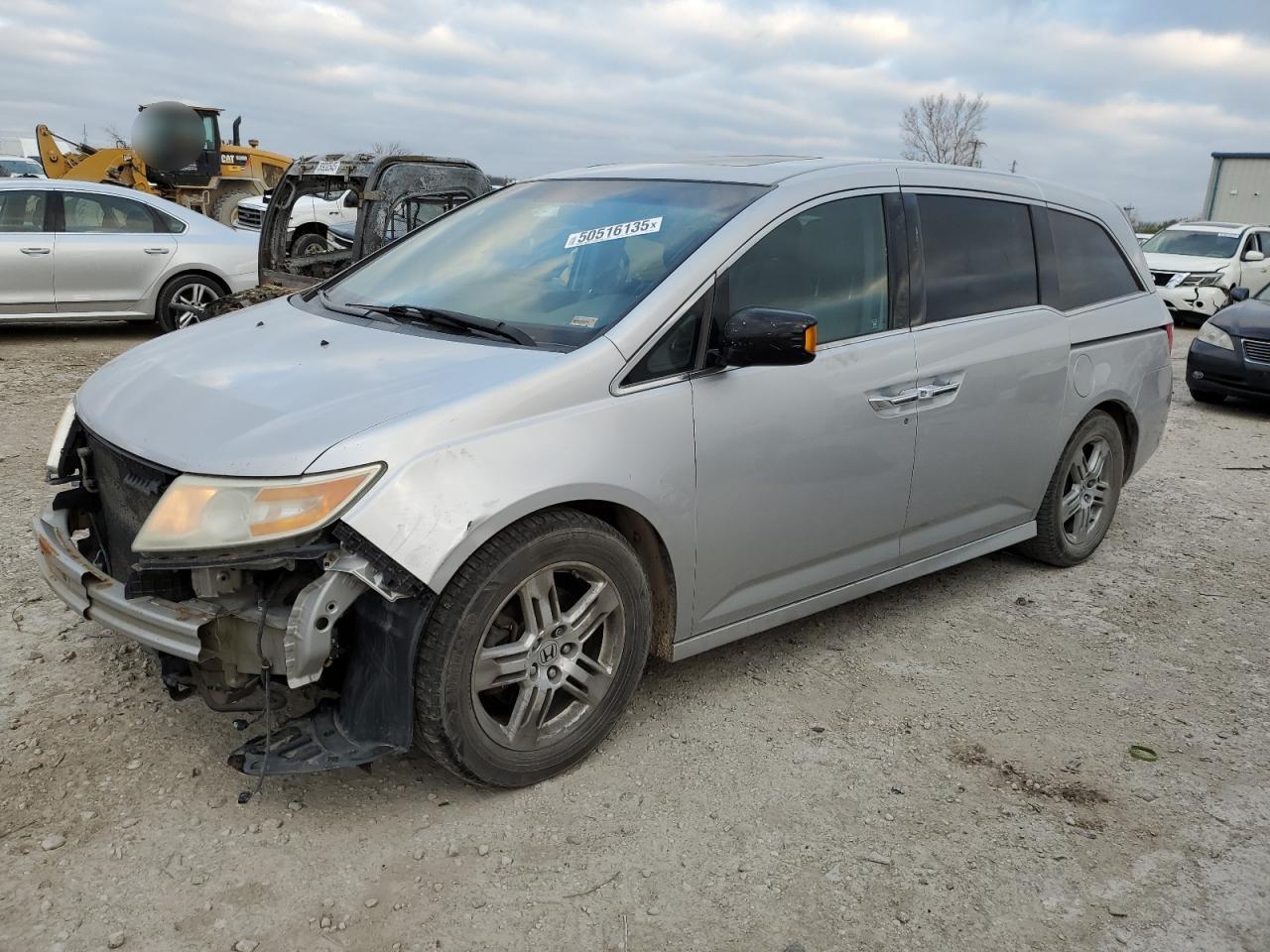 2012 Honda Odyssey Touring на продаже в Kansas City, KS - Front End