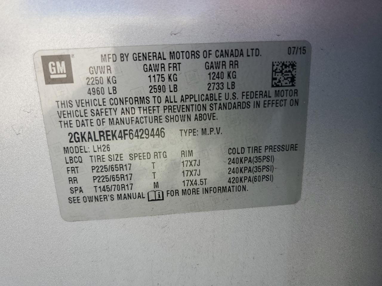 2015 GMC Terrain - Image 15