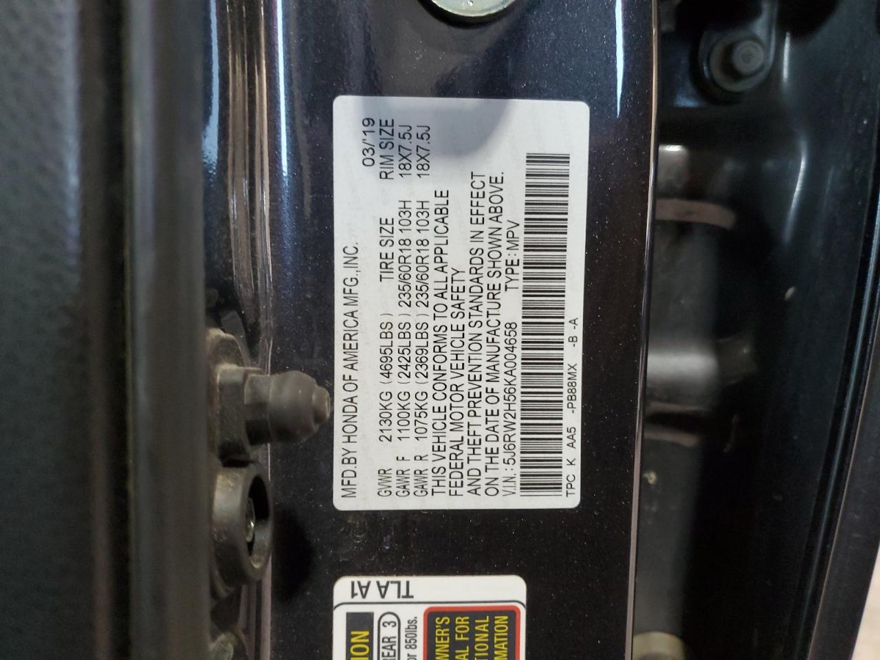 2019 Honda CR-V - Image 13