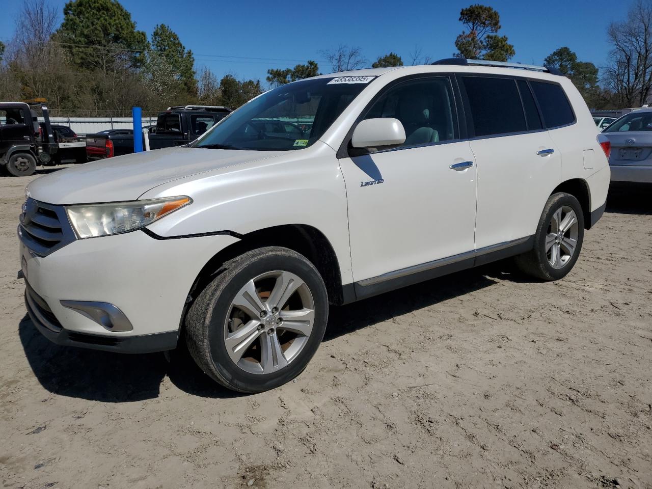 2012 Toyota Highlander Limited de vânzare în Hampton, VA - Front End