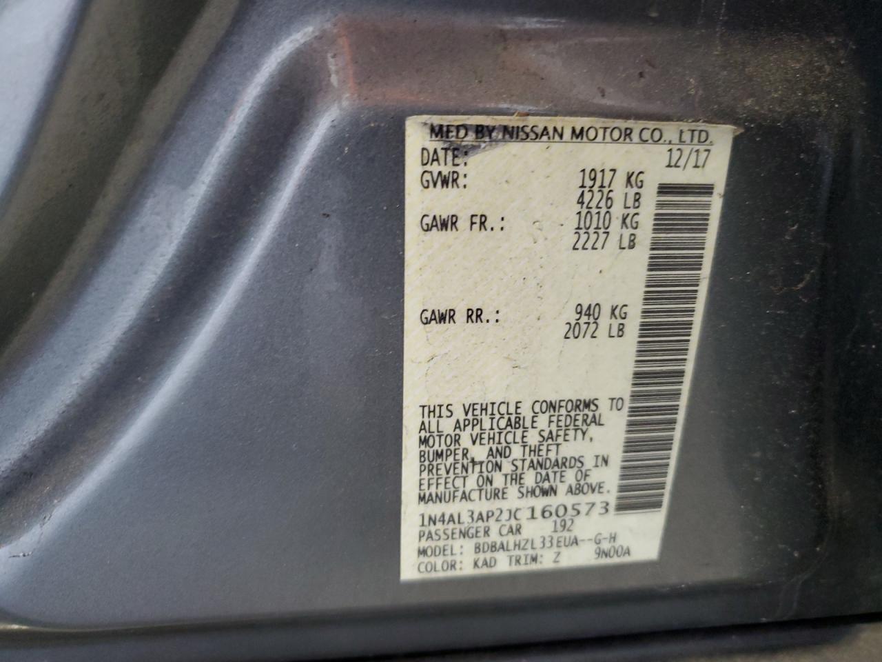2018 Nissan Altima - Image 14