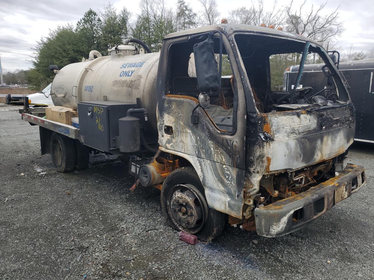 2005 Isuzu Nrr Sewer Jetter Truck for Sale in Waldorf, MD - Burn