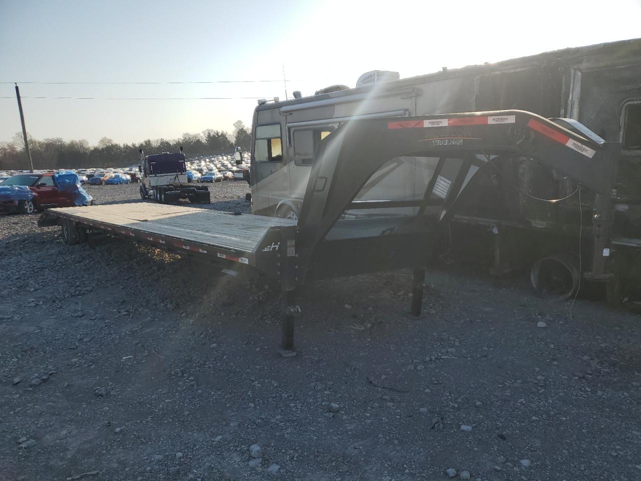 2023 Horizon Trailers Ftzgn-40Mr7K Flatbed Trailer na sprzedaż w Madisonville, TN - Side