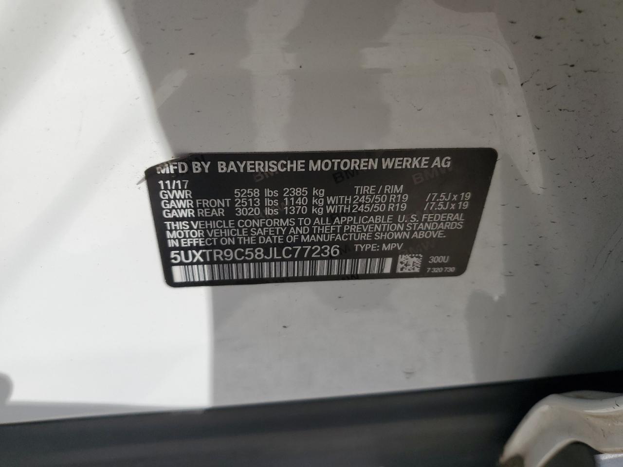 2018 BMW X3 - Image 13