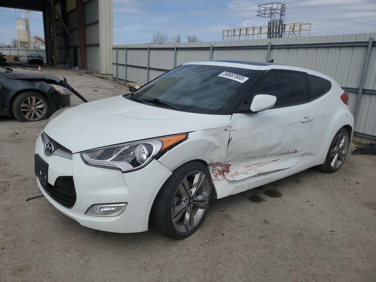 2016 Hyundai Veloster за продажба в Kansas City, KS - Side