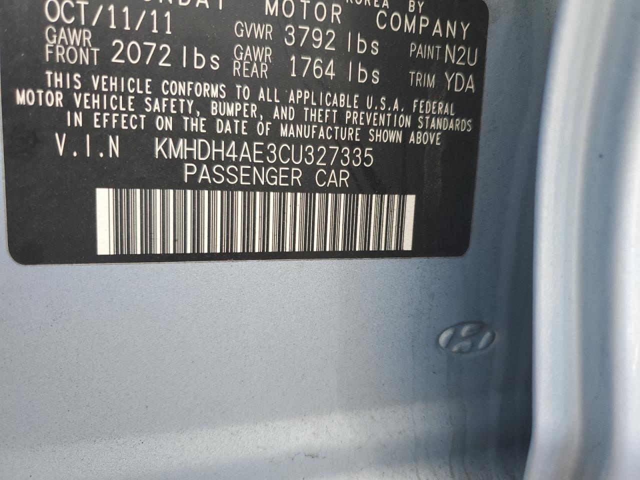 2012 Hyundai Elantra - Image 13