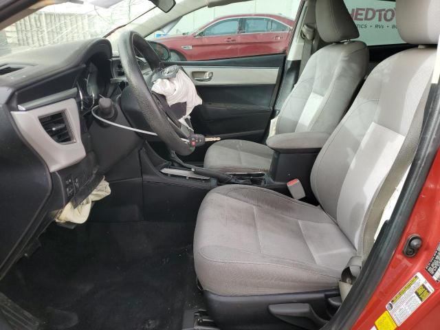 Sedans TOYOTA COROLLA 2014 Red