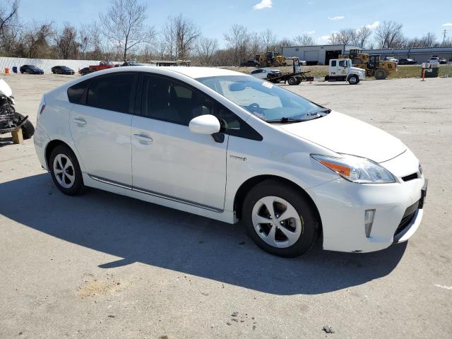 Hatchbacks TOYOTA PRIUS 2012 Biały