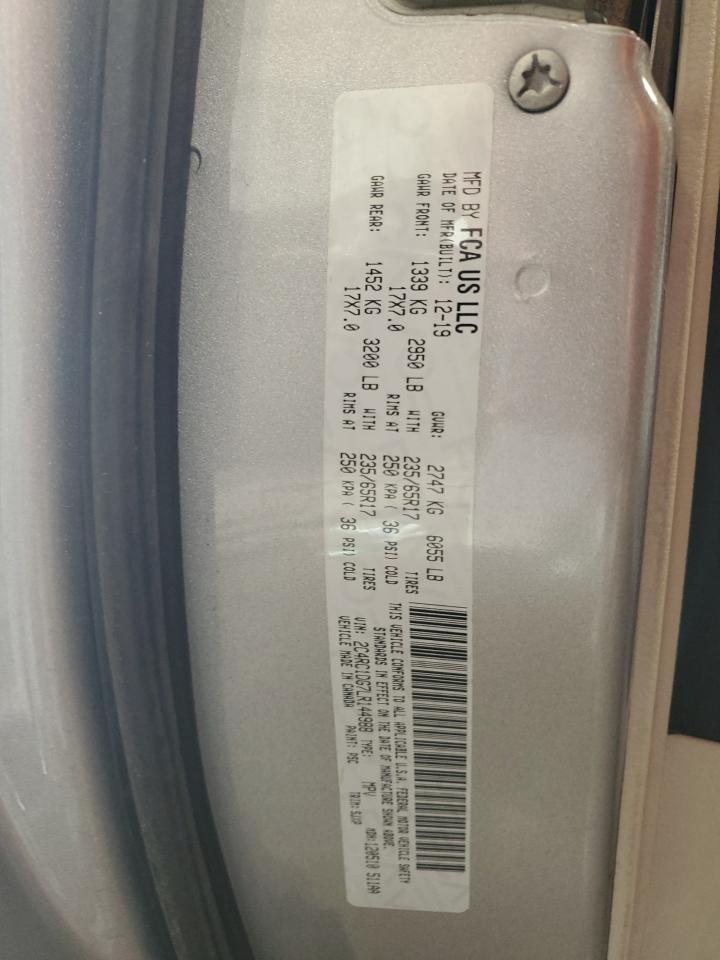 2020 Chrysler Voyager Lxi VIN: 2C4RC1DG7LR144988 Lot: 49746845