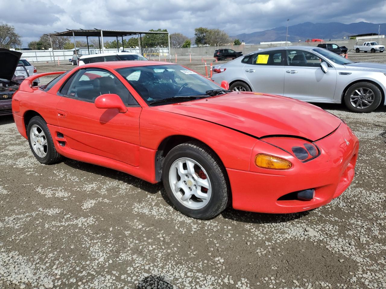 VIN: JA3AM44H4VY003619 Auction: COPART Lot: 48215425 Location: CA - SAN DIEGO VIN: JA3AM44H4VY003619 MITSUBISHI 3000GT 1997 RED Photo 4