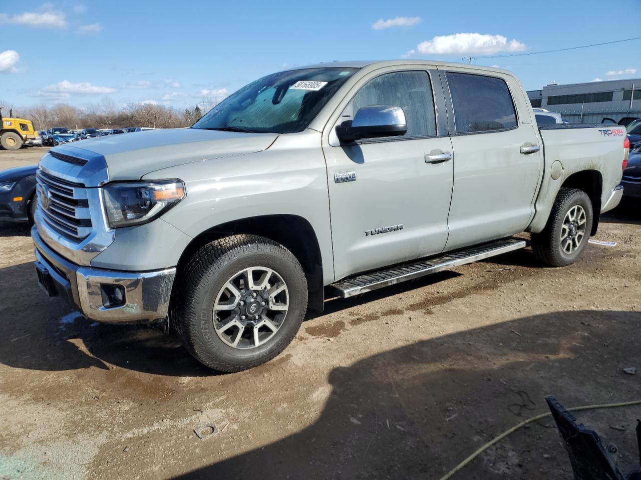 2021 Toyota Tundra Crewmax Limited продається в Chicago Heights, IL - Burn