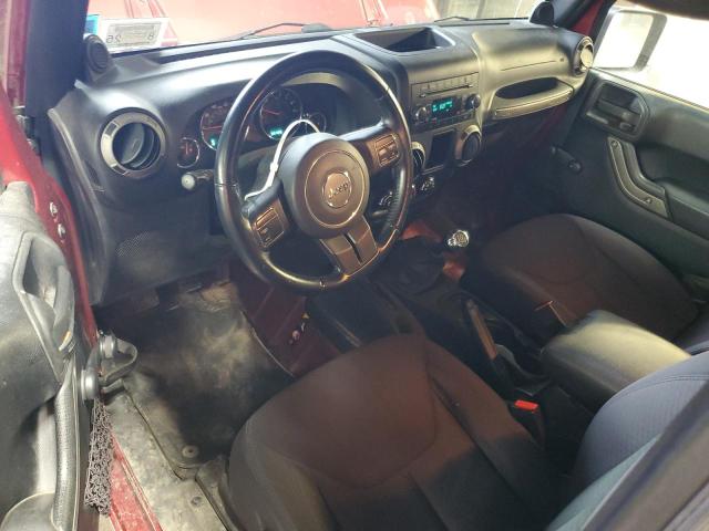  JEEP WRANGLER 2013 Красный