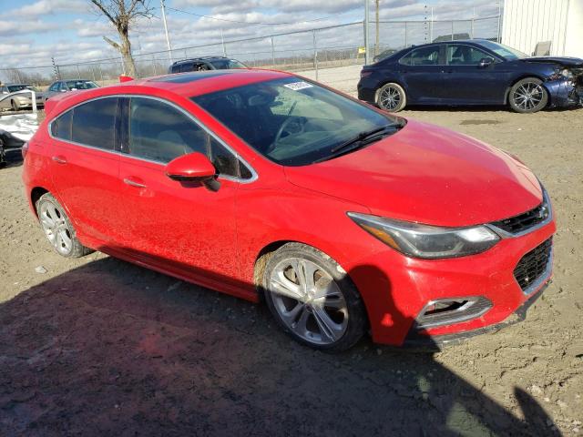  CHEVROLET CRUZE 2017 Czerwony
