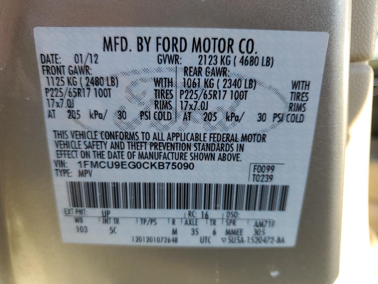 2012 Ford Escape - Image 13