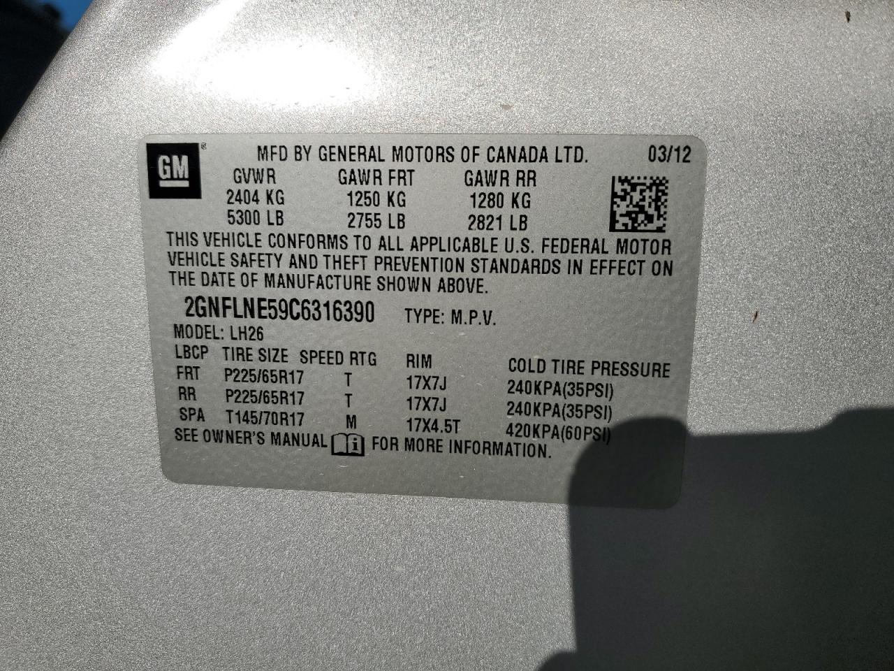 2012 Chevrolet Equinox - Image 15