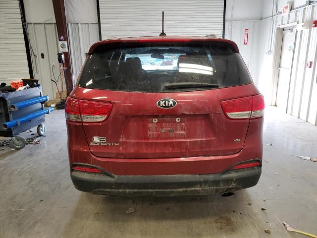  KIA SORENTO 2017 Czerwony