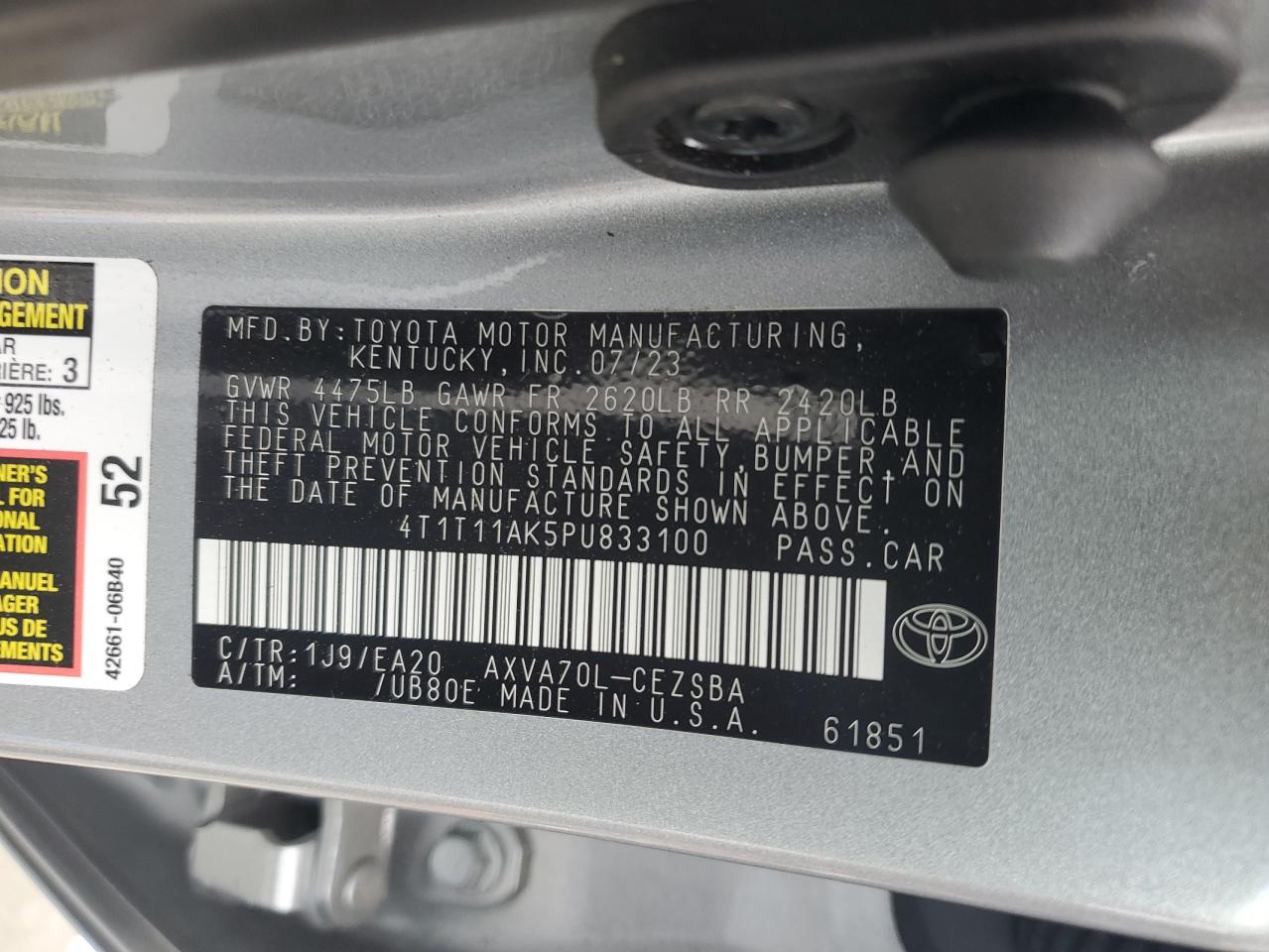 2023 Toyota Camry - Image 13