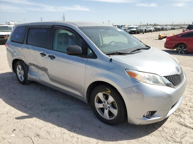  TOYOTA SIENNA 2012 Серебристый