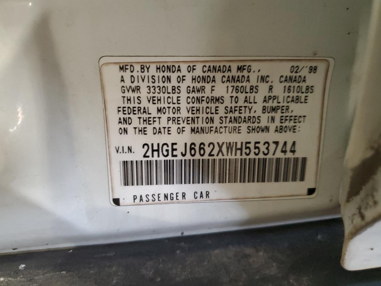 1998 Honda Civic - Image 12