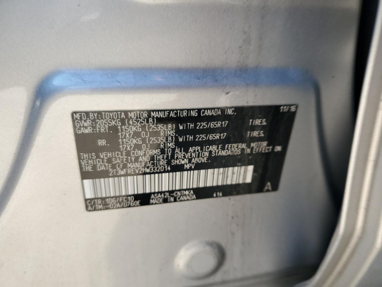 2017 Toyota RAV 4 - Image 14
