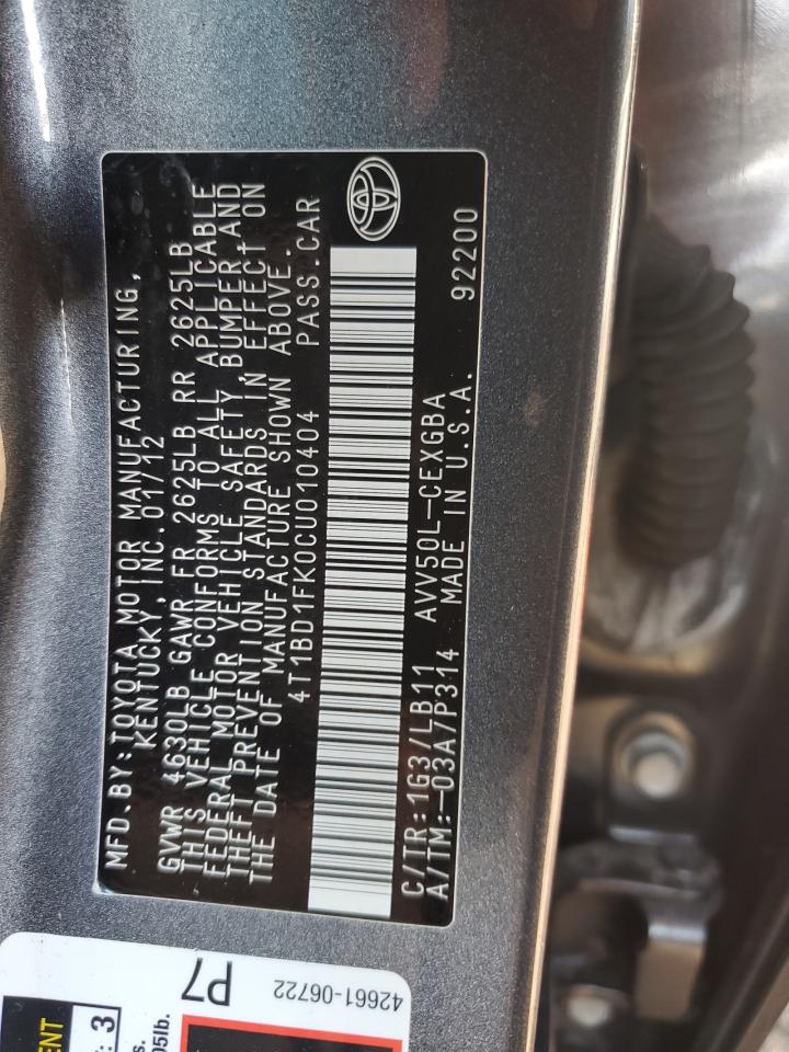 2012 Toyota Camry - Image 13