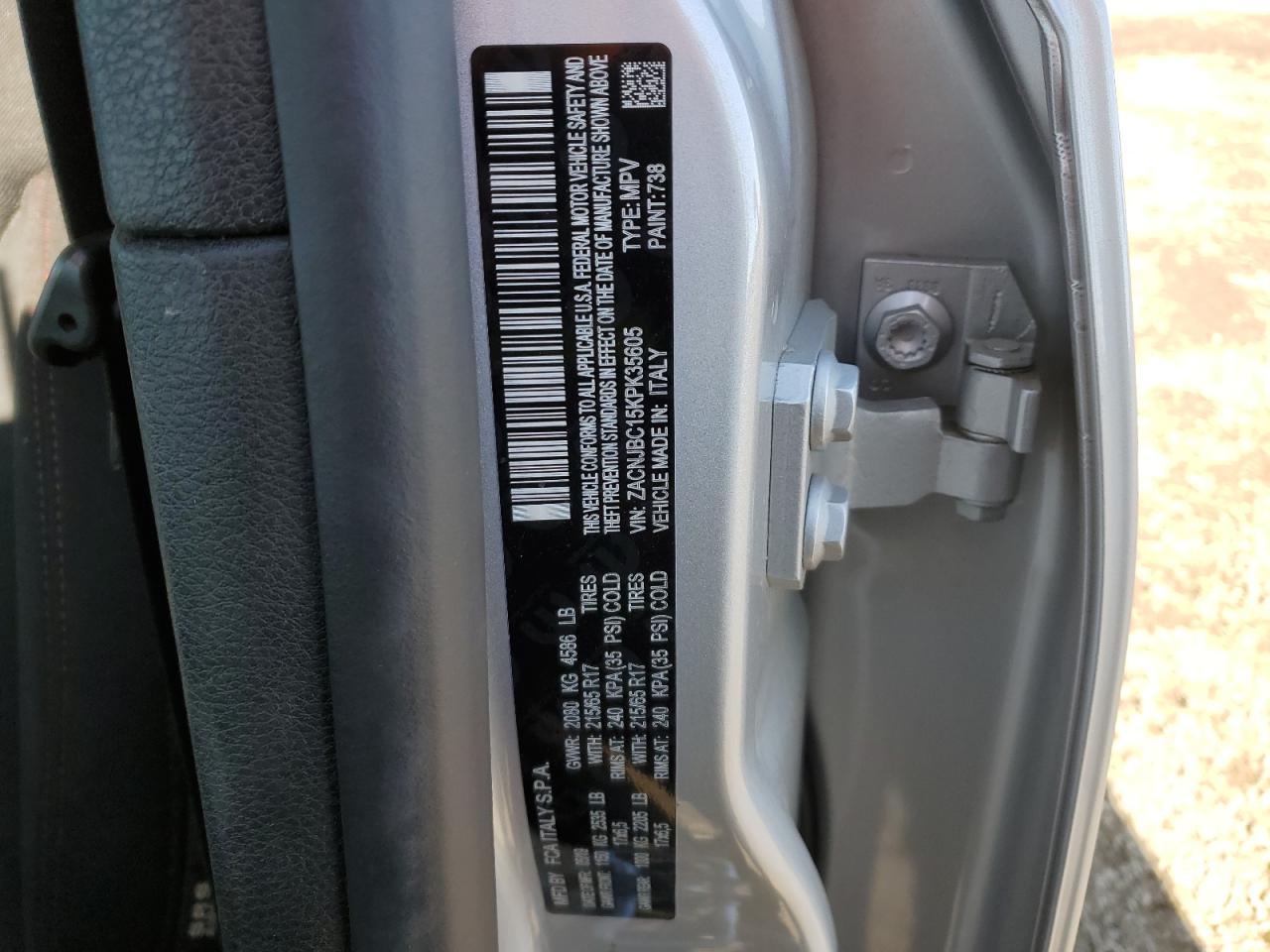2019 Jeep Renegade Trailhawk VIN: ZACNJBC15KPK35605 Lot: 48255835