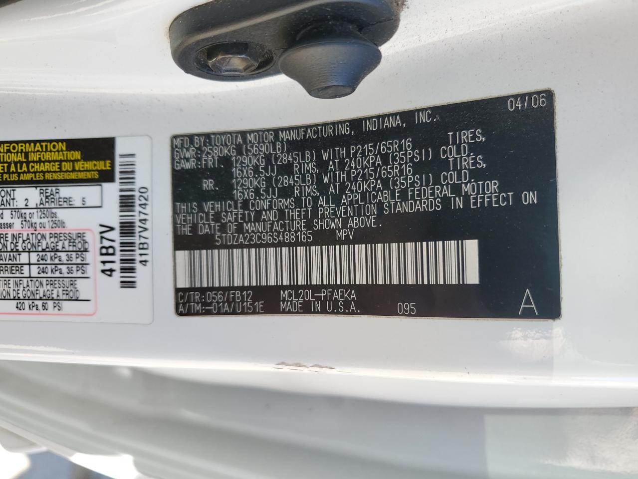 2006 Toyota Sienna - Image 14