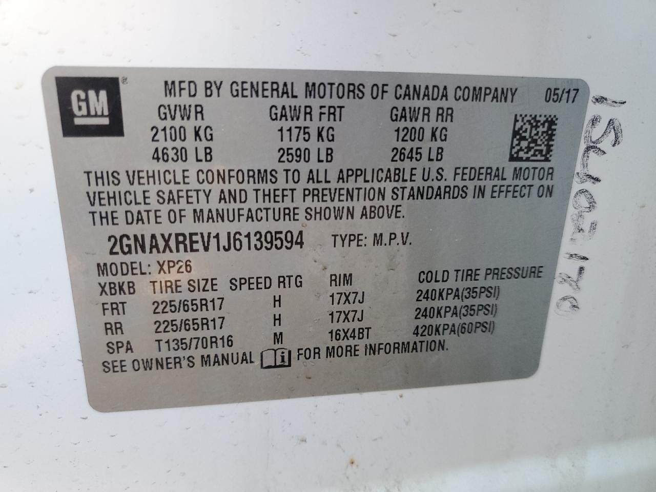 2018 Chevrolet Equinox - Image 16