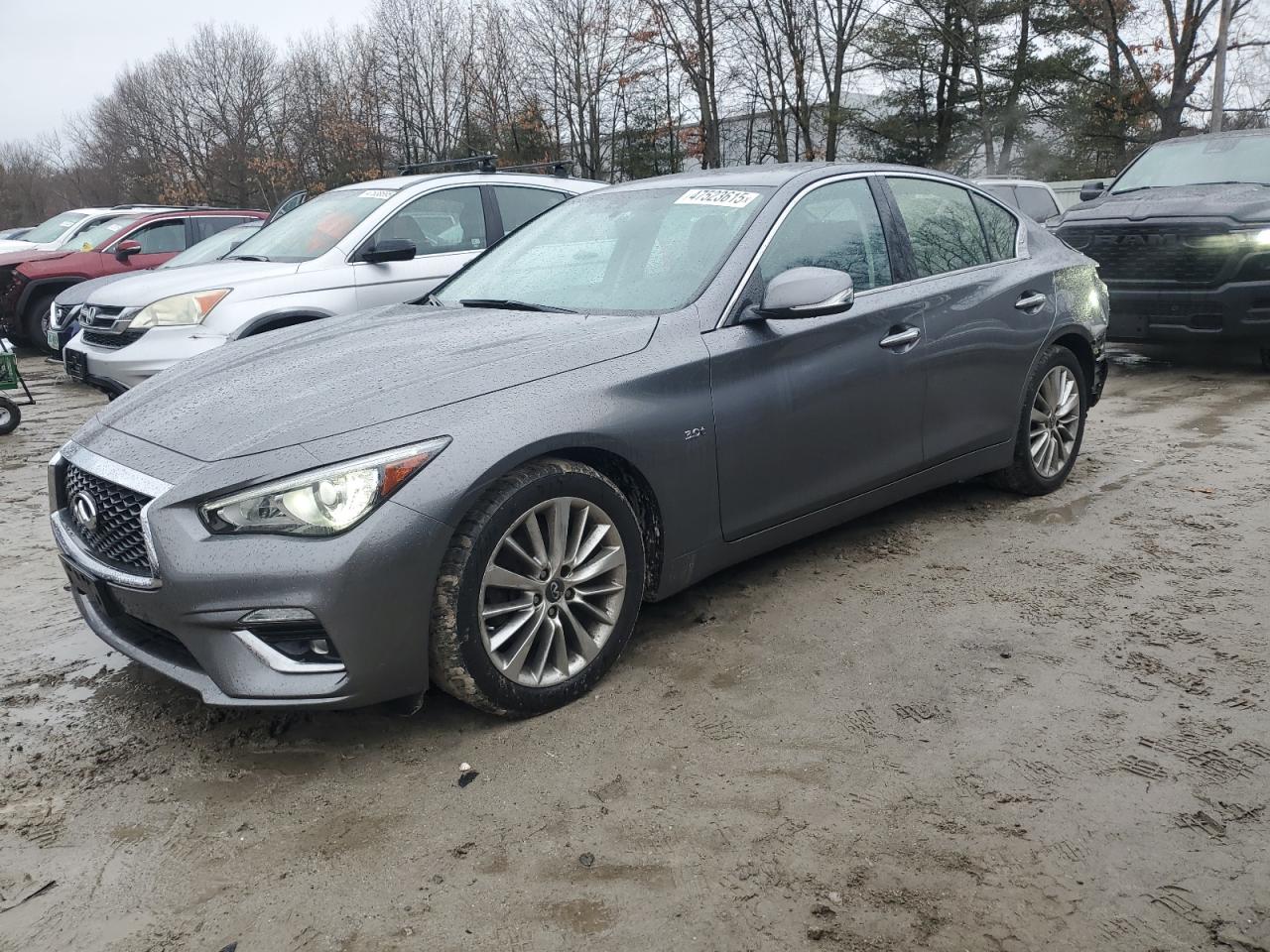 2019 Infiniti Q50 Luxe на продаже в North Billerica, MA - Rear End