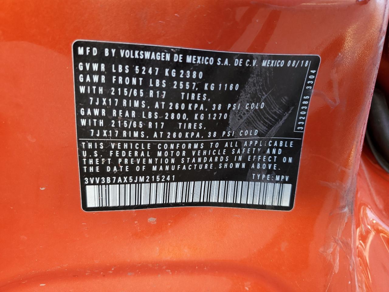 2018 Volkswagen Tiguan - Image 15