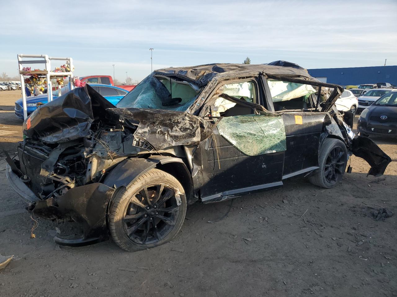 2017 Ford Flex Sel en Venta en Woodhaven, MI - Rollover