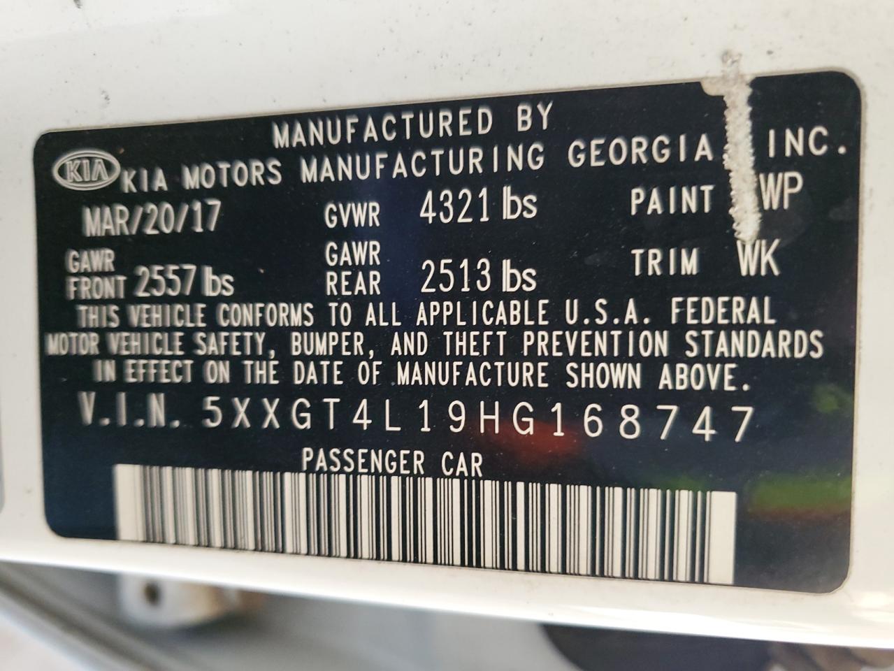 2017 Kia Optima - Image 12