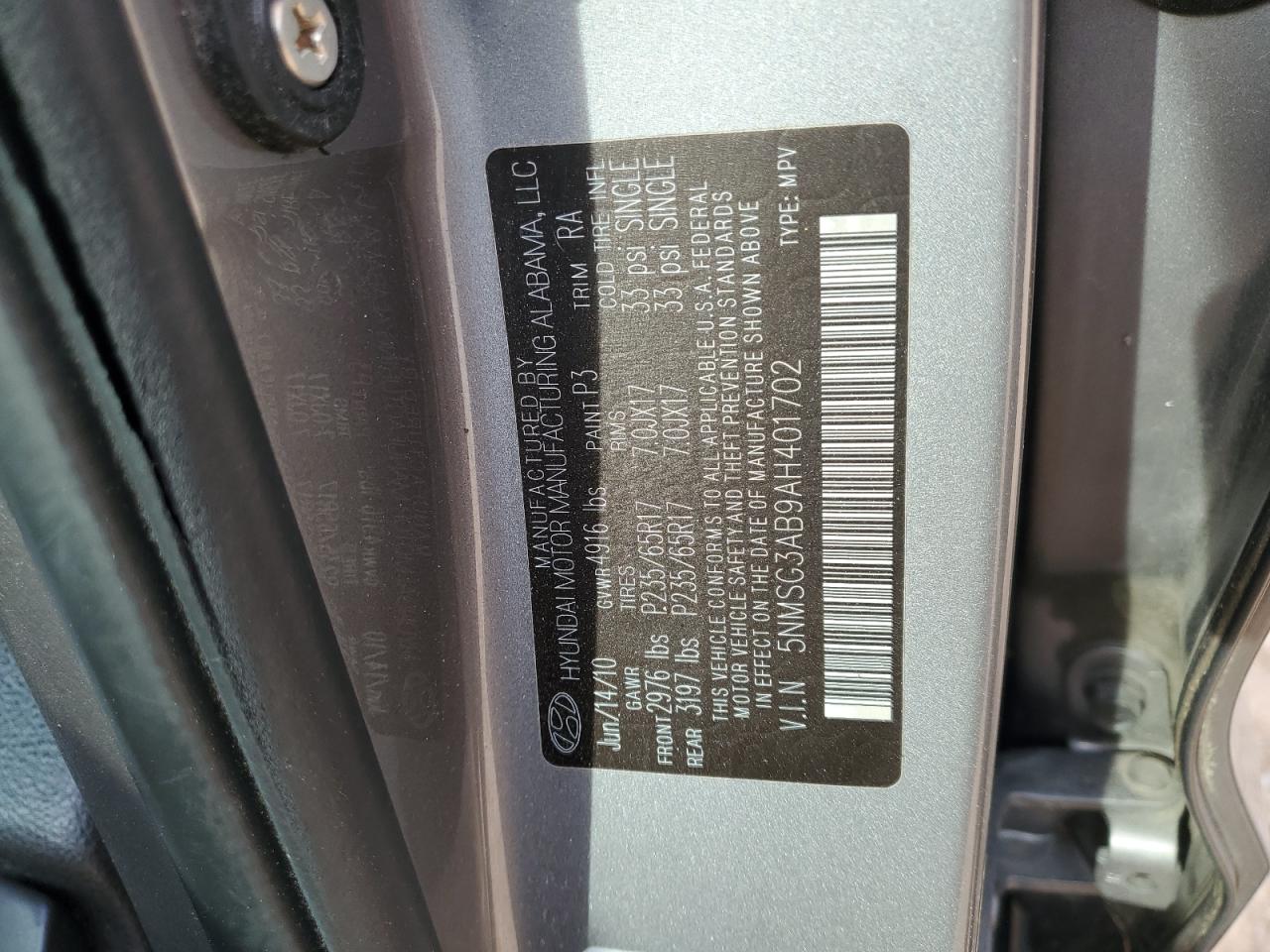 2010 Hyundai Santa Fe - Image 13