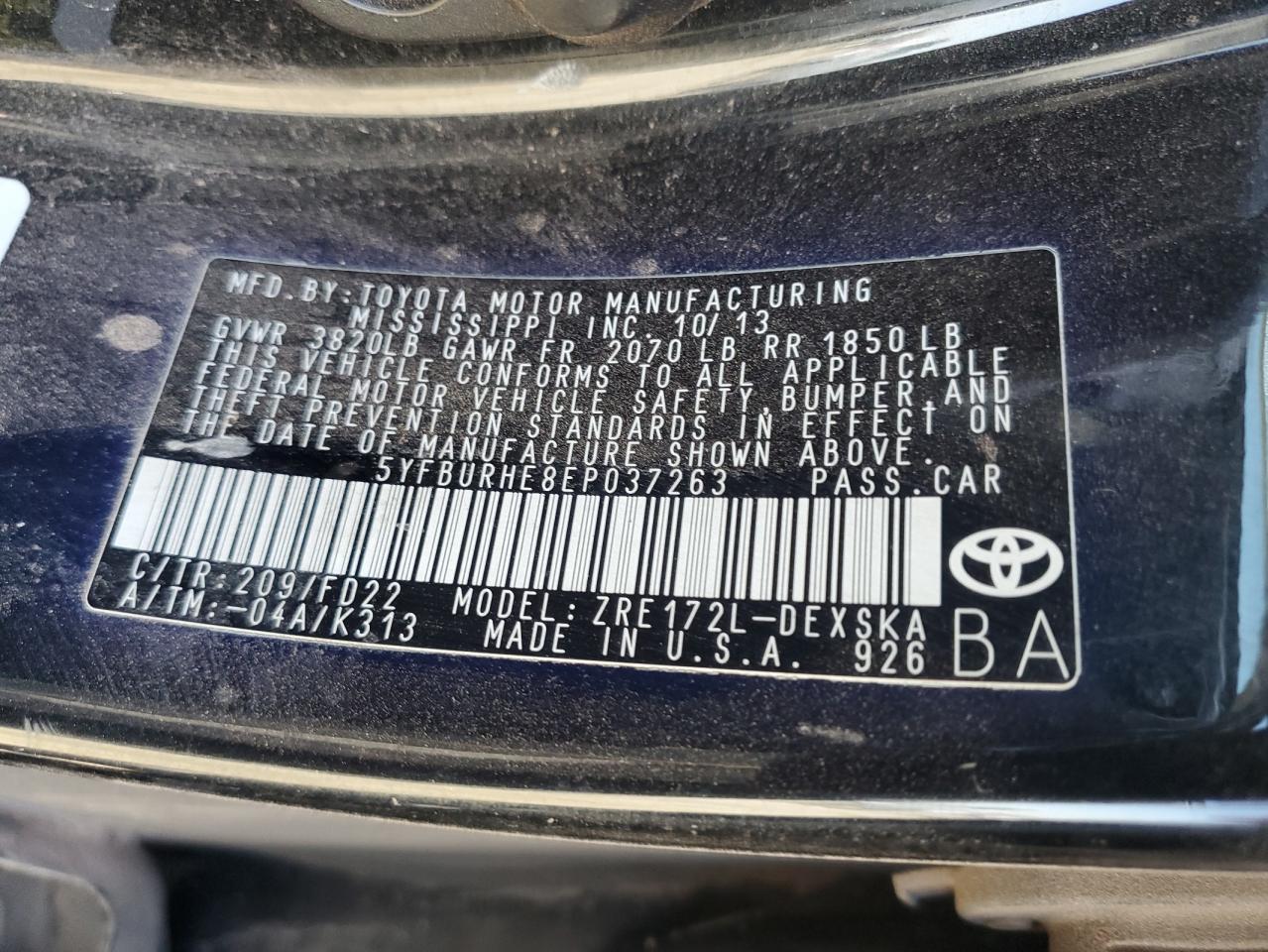 2014 Toyota Corolla - Image 12