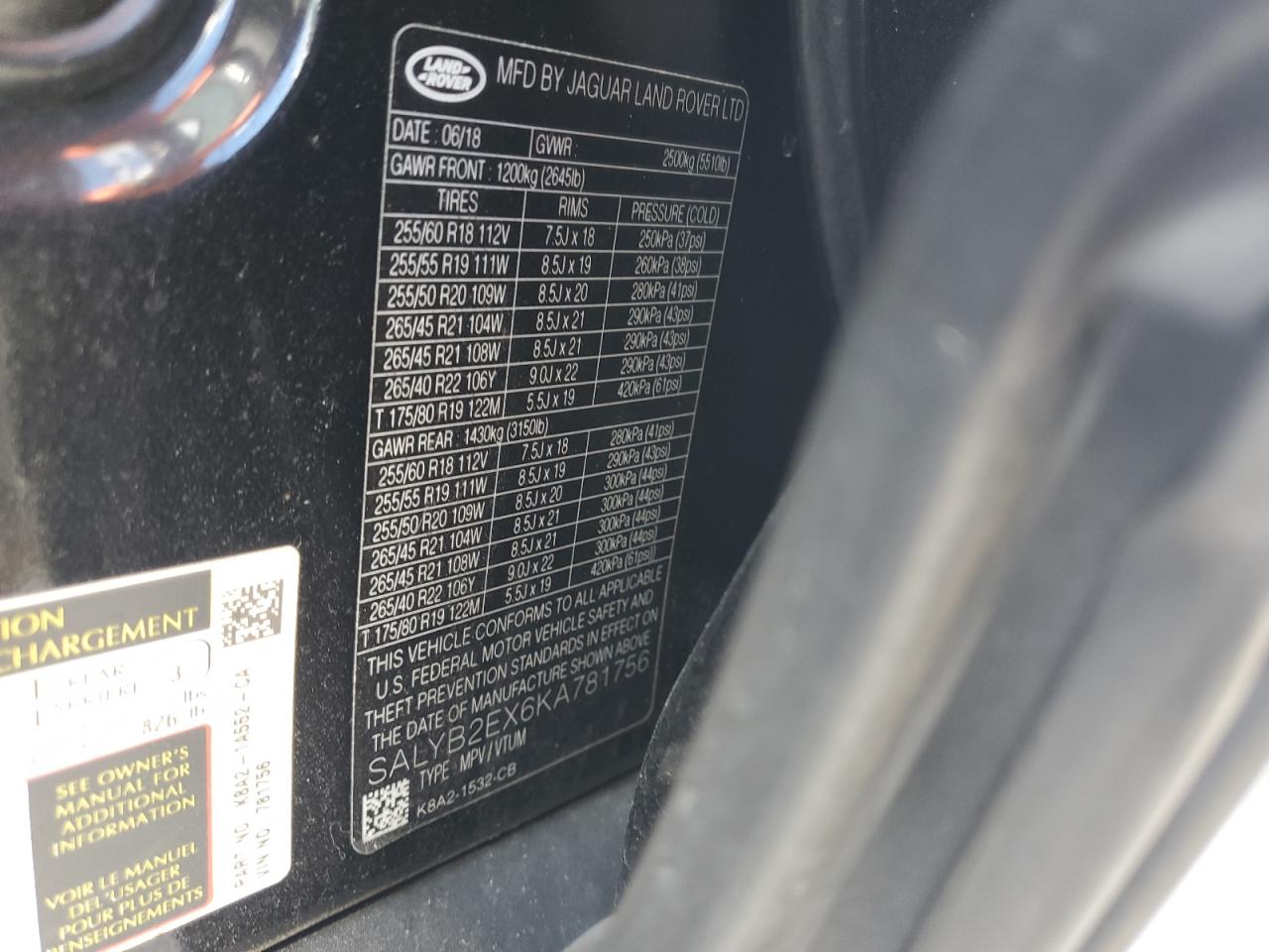 2019 Land Rover Range Rover - Image 15