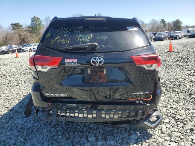  TOYOTA HIGHLANDER 2018 Czarny