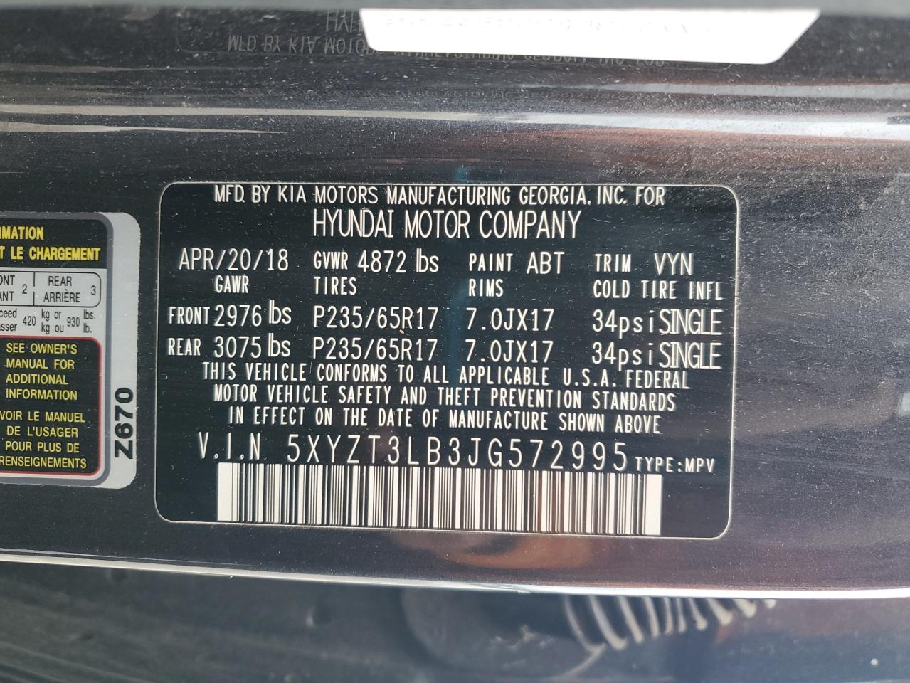 2018 Hyundai Santa Fe - Image 12