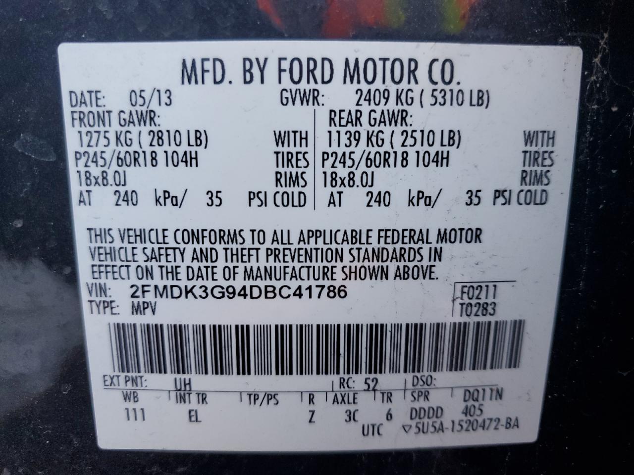 2013 Ford Edge - Image 13