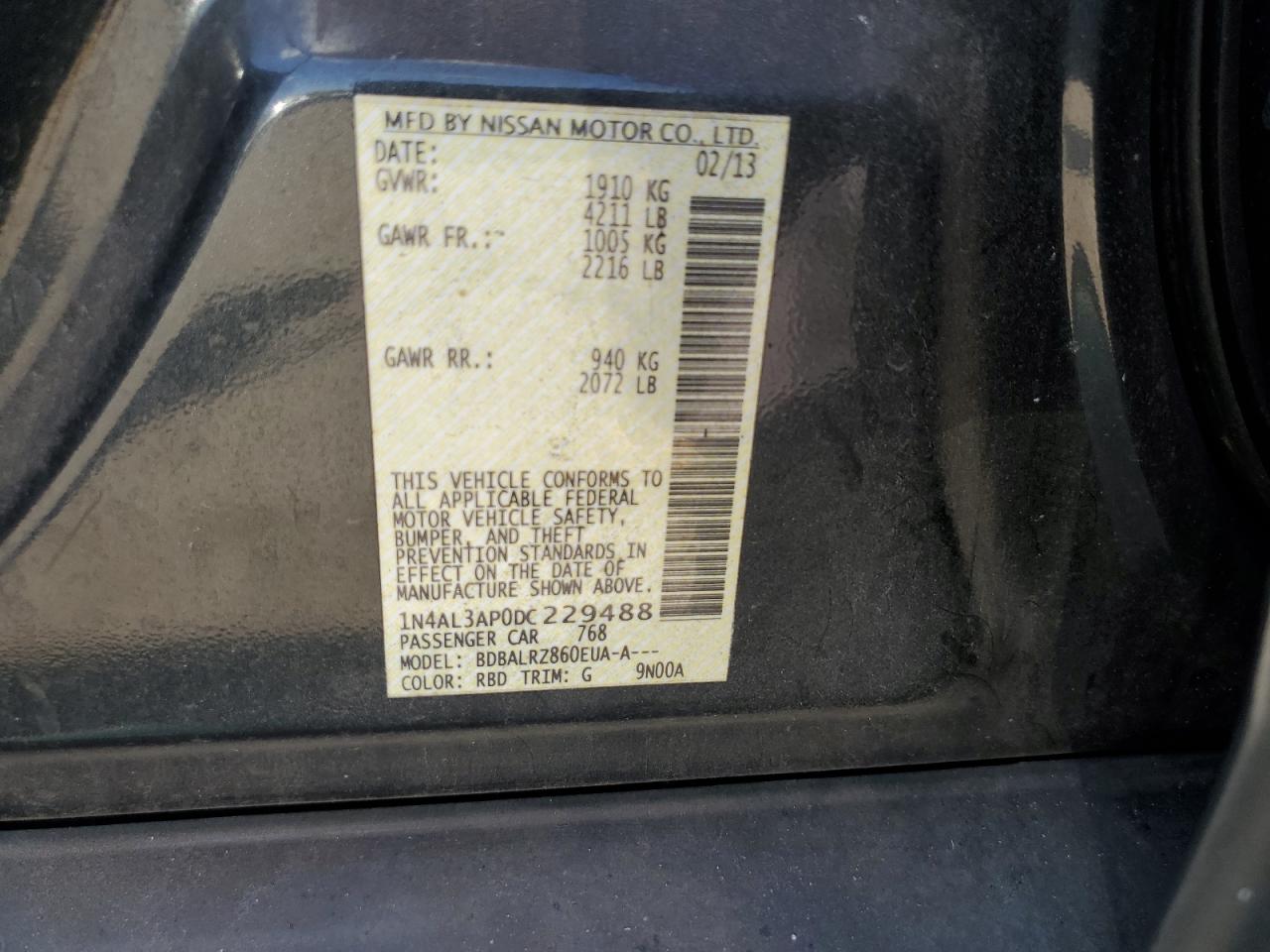 2013 Nissan Altima - Image 13