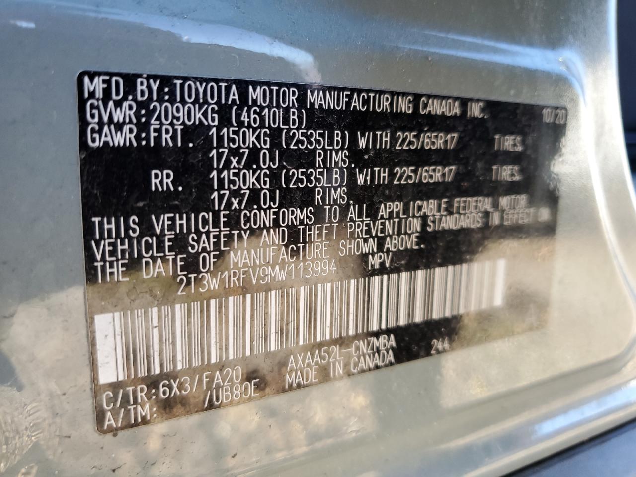 2021 Toyota RAV 4 - Image 14