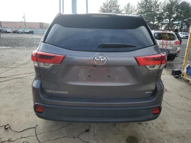  TOYOTA HIGHLANDER 2018 Szary