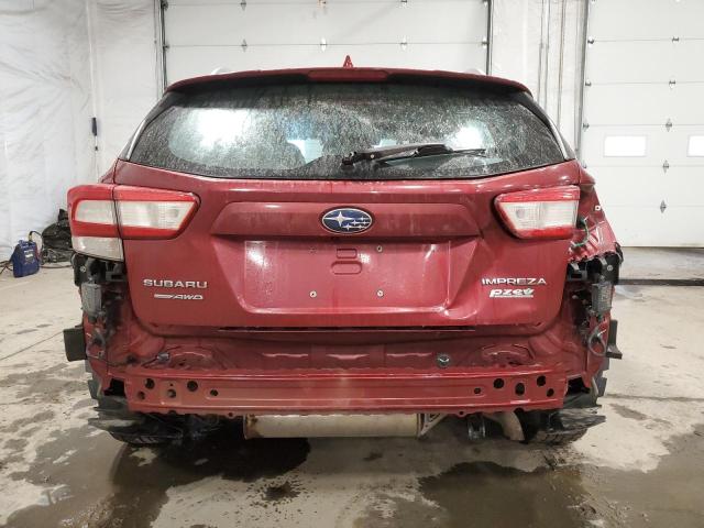  SUBARU IMPREZA 2017 Бордовый